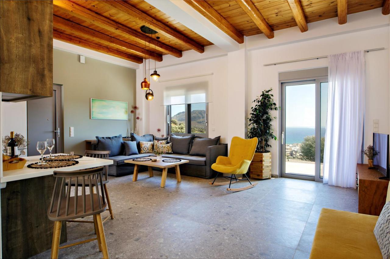 Almond Cottage With A Sea View Above Plakias Exterior photo